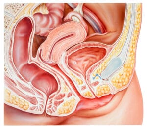 Anatomisch regelrechte Verhältnisse ohne Scheidensenkung